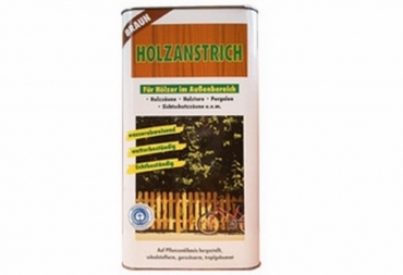 Holzanstrich braun á 5 Liter